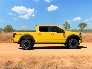 Ford F-150 Fender Flares - Front + Rear - EGR - Rugged Look - Black - `18-`20