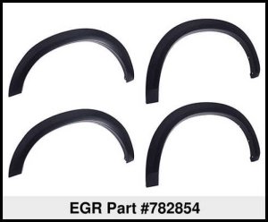 Ram 3500 Fender Flares - Front + Rear - EGR - OEM Look - Black - `12-`18
