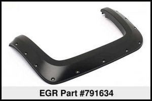GMC Canyon Fender Flares - Front + Rear - EGR - Bolt On Look - Black - `15-`22