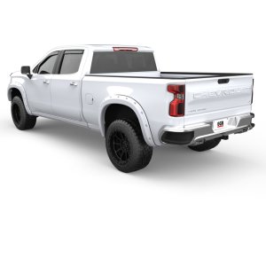 Chevrolet Silverado 1500 Fender Flares - EGR - Bolt-On Look, Paint to Code - Summit White - `23-`25