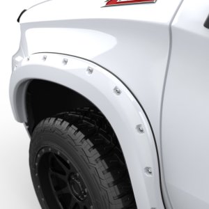 Chevrolet Silverado 1500 Fender Flares - EGR - Bolt-On Look, Paint to Code - Summit White - `23-`25