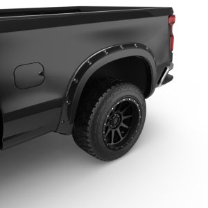 Chevrolet Silverado 1500 Fender Flares - EGR - Bolt-On Look - Black - `23-`25