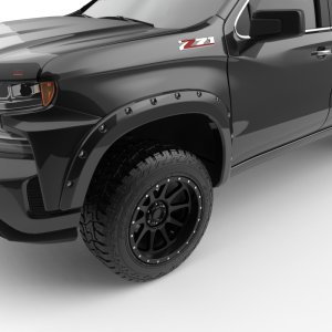 Chevrolet Silverado 1500 Fender Flares - EGR - Bolt-On Look - Black - `23-`25
