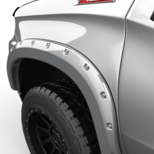 Chevrolet Silverado 1500 Fender Flares - EGR - Bolt-On - Switchblade Silver - `19-`24