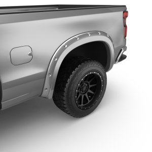 Chevrolet Silverado 1500 Fender Flares - EGR - Bolt-On - Switchblade Silver - `19-`24