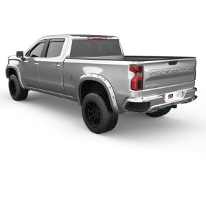 Chevrolet Silverado 1500 Fender Flares - EGR - Bolt-On - Switchblade Silver - `19-`24
