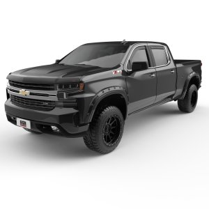 Chevrolet Silverado 1500 Fender Flares - EGR - Bolt-On Look - Black - `19-`22