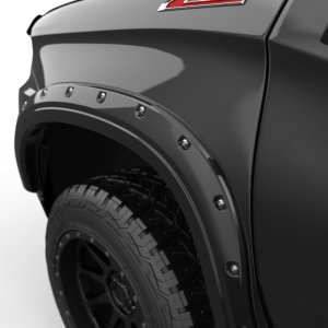 Chevrolet Silverado 1500 Fender Flares - EGR - Bolt-On Look - Black - `19-`22