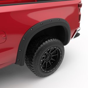 Chevrolet 1500 Fender Flares - Front + Rear - EGR - Bolt-On Style - Black - 2019