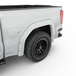 GMC Sierra 1500 Fender Flares - EGR - Traditional Bolt-On Look - White - `19-`23