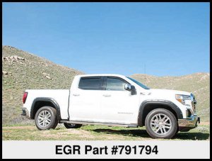 GMC Sierra 1500 Fender Flares - Front + Rear - EGR - Bolt-On Series Premium - Black - `19-`24
