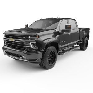 Chevrolet Silverado 2500HD Fender Flares - EGR - Traditional Bolt-On Look - Black - `20-`23