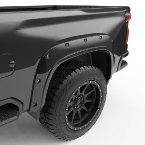 Chevrolet Silverado 3500HD Fender Flares - EGR - Traditional Bolt-On Look - Black - `20-`23