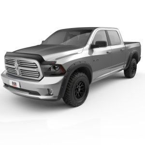 Dodge Ram Fender Flares - Front + Rear - EGR - Bolt-On Look - Black - `09-`10