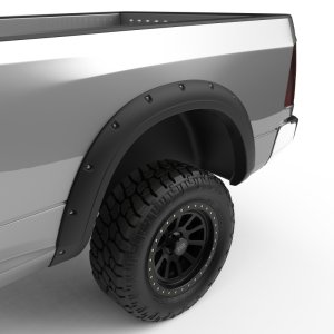 Dodge Ram 3500 SLT Fender Flares - Front + Rear - EGR - Bolt-On Look - Black - `09-`11
