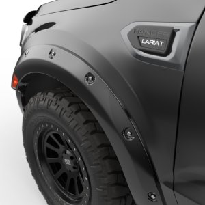 Ford Ranger Fender Flares - EGR - Traditional Bolt-On Look, Color Match - Black - `19-`22
