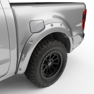 Ford Ranger Fender Flares - EGR - Traditional Bolt-On Look - Ingot Silver - `19-`22