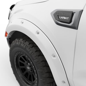Ford Ranger Fender Flares - EGR - Traditional Bolt-On Look - White - `19-`22