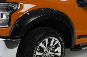 Ford Ranger Fender Flares - Front + Rear - EGR - Bolt-On Look with Black-Out Bolt Kit - Matte Black - `19-`22