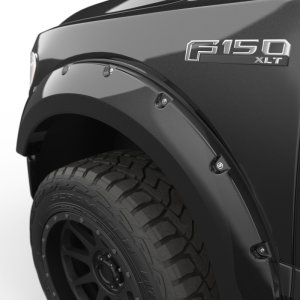 Ford F-150 Fender Flares - EGR - Bolt-On Look Color Match - Shadow Black - `18-`20