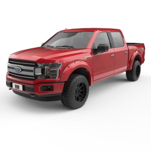 Ford F-150 Fender Flares - EGR - Bolt-On Look Color Match - Race Red - `18-`20