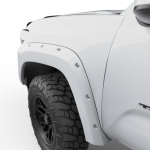 Toyota Tacoma Fender Flares - EGR - Color Match, Bolt-On Look - Super White - `16-`23