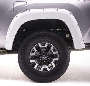 Toyota Tacoma Fender Flares - EGR - Color Match, Bolt-On Look - Super White - `16-`23