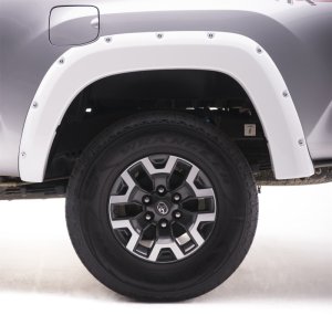 Toyota Tacoma Fender Flares - EGR - Color Match, Bolt-On Look - Super White - `16-`23
