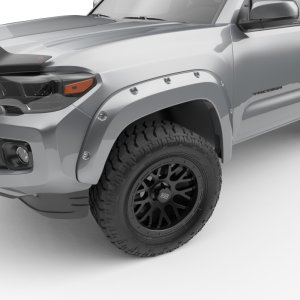 Toyota Tacoma Fender Flares - EGR - Bolt-On Look Color Match - Silver Sky - `16-`23