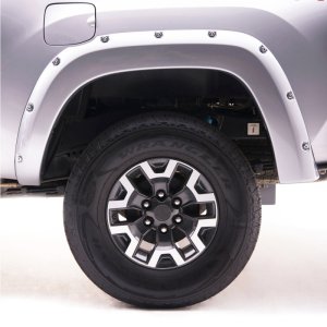 Toyota Tacoma Fender Flares - EGR - Bolt-On Look Color Match - Silver Sky - `16-`23
