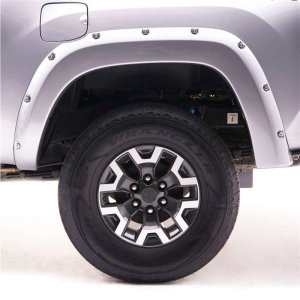 Toyota Tacoma Fender Flares - EGR - Bolt-On Look Color Match - Silver Sky - `16-`23