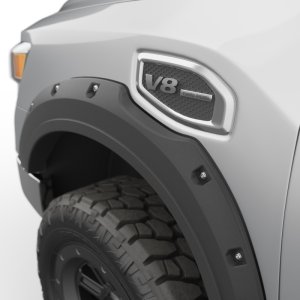 Nissan Titan Fender Flares - Front + Rear - EGR - Bolt-On Look, Lightly Textured - Black - `16-`24