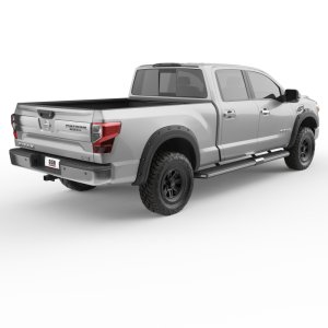 Nissan Titan Fender Flares - Front + Rear - EGR - Bolt-On Look, Lightly Textured - Black - `16-`24