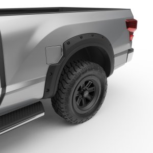 Nissan Titan Fender Flares - Front + Rear - EGR - Bolt-On Style - Matte Black - `16-`24
