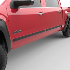 Ford Full Size Crew Cab Truck Body Side Moldings - Front + Rear - EGR - Rugged Style - Black - `07-`22