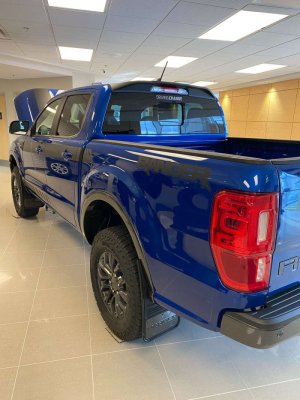 Ford Ranger Spoiler - Rear - EGR - Rear Cab - Matte Black - `19-`23