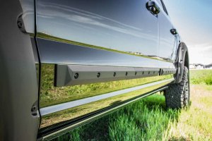 Ford Full Size Crew Cab Truck Body Side Moldings - EGR - Bolt-On Look - Black - `07-`22