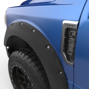 Ford F-350 Super Duty Fender Flares - Front + Rear - EGR - Bolt-On Look - Textured Black - `17-`22