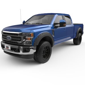 Ford F-350 Super Duty Fender Flares - Front + Rear - EGR - Bolt-On Look - Textured Black - `17-`22 Ford F-350 Super Duty Fender Flares - Front + Rear - EGR - Bolt-On Look - Textured Black - `17-`22