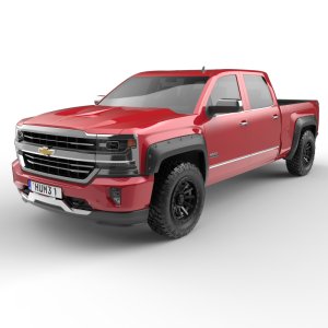 Chevrolet Silverado 1500 Fender Flares - EGR - Bolt On - `14-`18