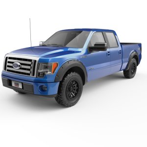 Ford F-150 Fender Flares - EGR - Baseline Bolt-Style - Textured Black - `09-`14