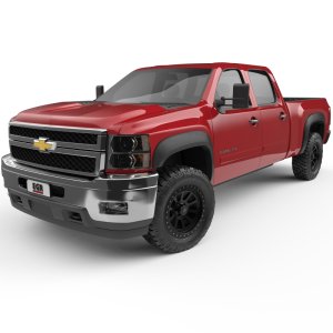 Chevrolet Silverado 3500 HD Fender Flares - EGR - Standard Style - Black - `07-`14