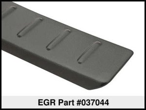 Toyota Corolla Bumper Protector - Rear - EGR - BP037044 - Black - `14-`19