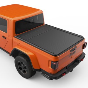 Jeep Wrangler Unlimited Retractable Bed Cover - EGR - Electric RollTrac - `18-`23