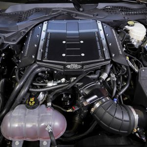 Ford Mustang Supercharger - Edelbrock - Stage II R2650 TVS with DP3C Intercooler - Black - `18-`20
