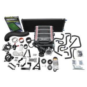 GMC Yukon Supercharger Kit - Edelbrock - E-Force with R2650 TVS rotor assembly and Dual Pass 3-core intercooler - Black - `15-`20 GMC Yukon Supercharger Kit - Edelbrock - E-Force with R2650 TVS rotor assembly and Dual Pass 3-core intercooler - Black - `15-`20