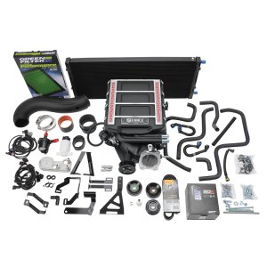GMC Sierra 1500 Supercharger - Edelbrock - E-Force R2650 - Black - `14-`18