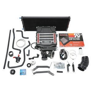 Chevrolet Silverado 1500 Supercharger - Edelbrock - R2650 DP3C No Tuner - Black - `19-`21