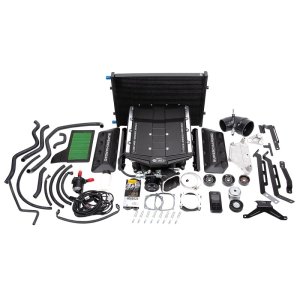 Ford Mustang Supercharger - Edelbrock - E-Force Stage-1 with R2650 TVS Rotor - Black - `18-`20
