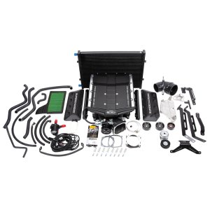 Ford Mustang Supercharger - Edelbrock - E-Force Stage 1 - Street Kit - Black - `18-`21